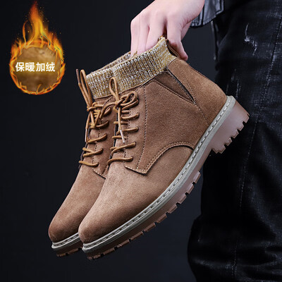 

Martin boots high to help mens tide shoes British wind mens help snow boots socks casual wear boots