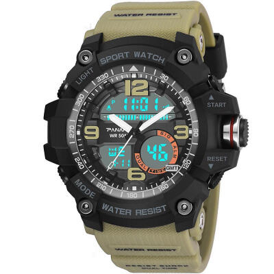 

Mens Outdoor Sports Watch Multifunctional Waterproof Digital Watch