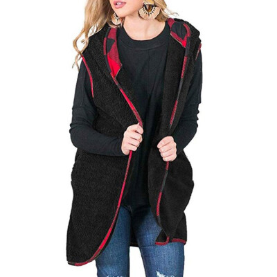 

Toponeto Winter Womens Warm Short Faux Fur Coat Jacket Sleeveless Vest Outwear