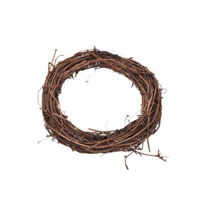 

1PC Christmas Natural Dried Rattan Wreath Xmas Garland Home Door Wall Decoration