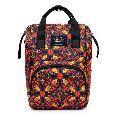 

Waterproof Print Mommy Travel Backpacks Big Maternity Nappy Top-handle Bags