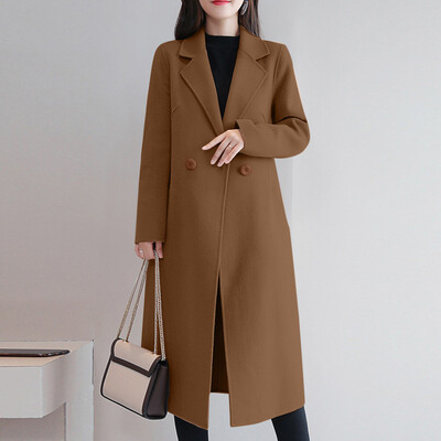 

Toponeto Women Casual Button Coat Elegant Long Sleeve Work Office Fashion Jacket