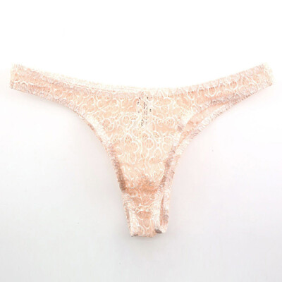 

Mens Fashion Sexy Lace Fit Underwear G-string Sexy Underwear Lingerie Briefs