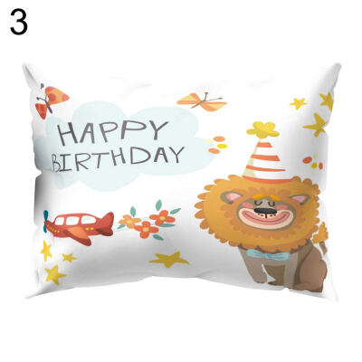 

Cartoon Bear Rabbit Throw Pillow Protector Case Cushion Cover Bedding Articles