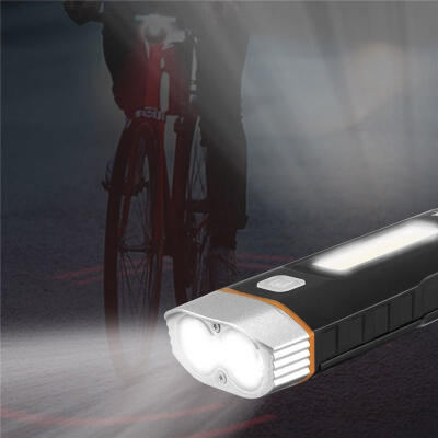 

HJ-048 dual light source front light COB LED beads 500LM Waterproof for bicycle