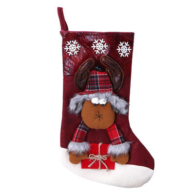 

Large Christmas Stocking Sock Gift Bag Kids Xmas Candy Bag Christmas Tree