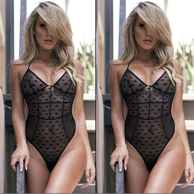 

Black Women New Sexy Babydoll Lingerie Lace Dress Underwear Sleepwear G-string