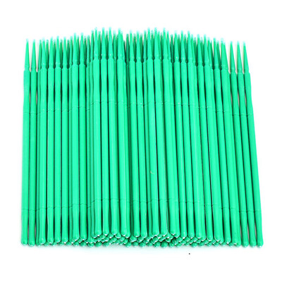 

100pcs Disposable Cotton Swabs Tattoo Makeup Eyelash Tattoo Cleaning Swabs