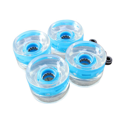 

​4Pcs Skateboard Wheels 70MM Glow Flash Longboard Light Wheels 78A Skater