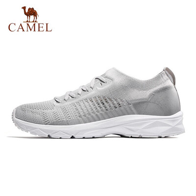 

Camel CAMEL sneakers couple running shoes fashion casual men&women shoes lightweight breathable mesh shoes running shoes A912318115 male models gray 38