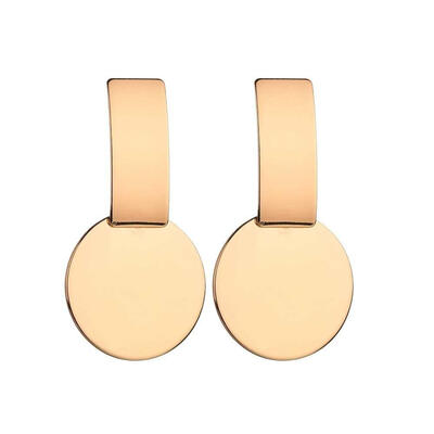 

Statement Earrings 2019 Metal Round Geometric Drop Earrings For Women Pendant Dangle Earing Party Jewelry pendientes oorbellen