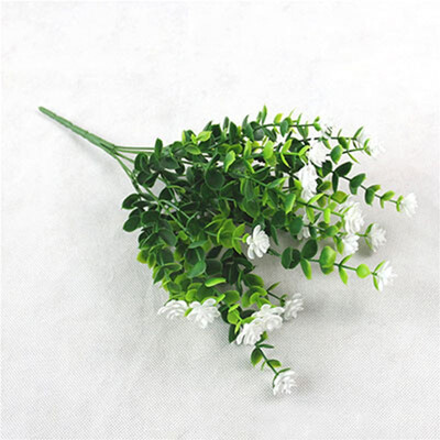 

FUNNYBUNNY Artificial Flowers Fake Outdoor UV Resistant Plants Shrubs Indoor Outside Hanging Planter Kitchen Office WeddingDecor