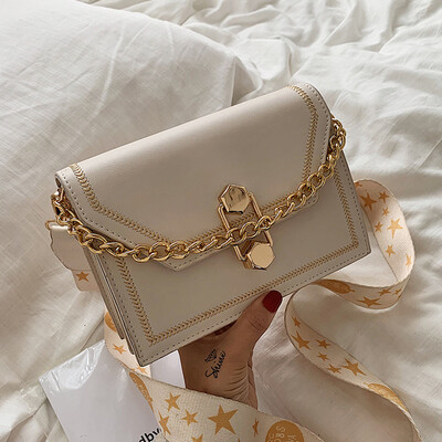 

Net red small bag 2019 new handbag summer small fresh messenger bag Joker chain shoulder bag