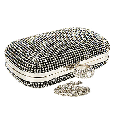 

Womens Diamante Evening Bag Clutch Purse Party Bridal Prom Handbag Shimmering