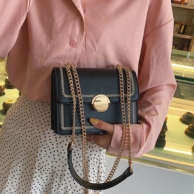 

High-end versatile foreign small bag female bag 2019 new fashion chain bag summer small fresh ins messenger bag