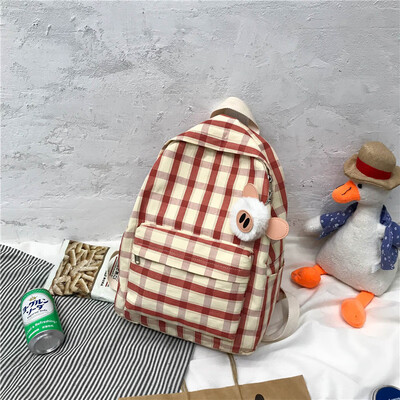 

INS schoolbag female Korean version high school student Jane Sen junior high school girl large capacity Canvas Shoulder Bag Backpa