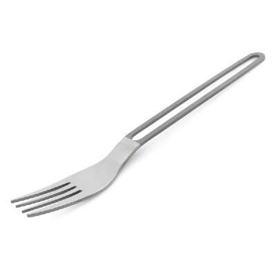 

Lightweight Half Polished Titanium Spoon Outdoor Camping Dinner Spoon