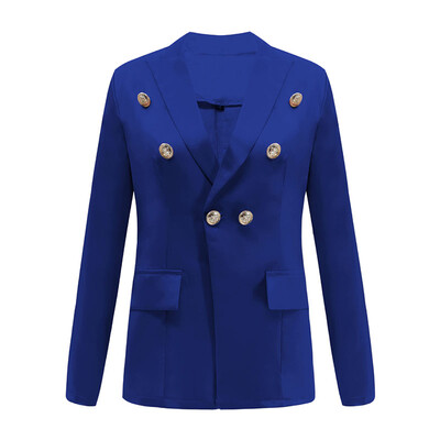 

Women Casual Long Sleeve Small Suit Blazer Button Slim Fit Jacket Cardigan Tops