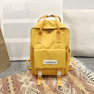 

Insfeng schoolbag female Korean version of high school Chao brand backpack Sen students feel the ancient style of large-capacity J