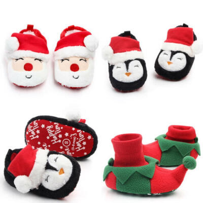 

Toddler Newborn Baby Warm Plus velvet baby Booties Winter Soft Crib Sole Shoes