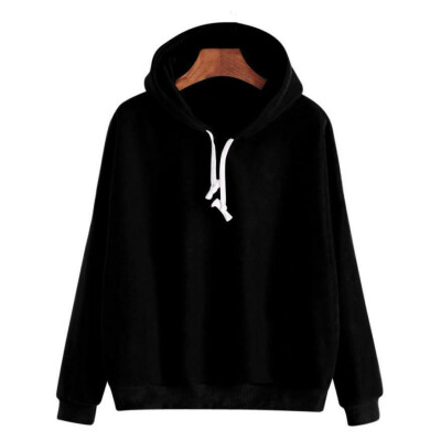 

SUNSIOM Men Women Casual Hip-hop Solid Hooded Top Jumper Hoodie Sweater Basic Sweatshirt