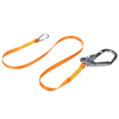 

Climbing Safety Harness Belt Strap Lanyard Kits Metal Carabiner Protection Hook