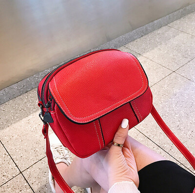 

Tailored Fashion Lady Solid Color Multi-Layer Versatile Shoulder Bag Messenger Bag