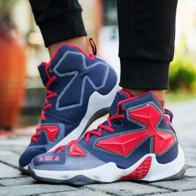 

High-top basketball shoes mens boots couples shoes breathable wear sports shoes