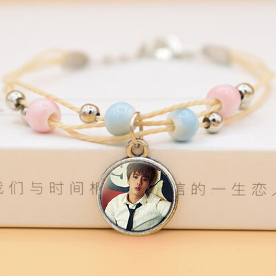 

Kpop BTS Bangtan Boys League Rope Gemstone Bracelet