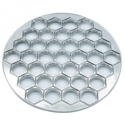 

37 Holes Hexagonal Dumpling Mould Aluminum Alloy Pastry Maker Kitchen DIY Tool