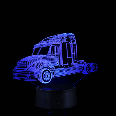 

〖Follure〗LED 3D Illuminated Lamp Optical Desk Night Light With 7 Color Changing