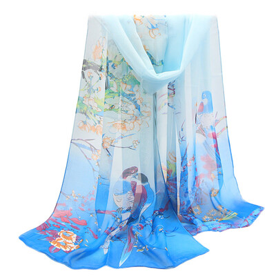 

Gobestart Women Fashion Jacquard Cotton Parisian Stripe Shawl Soft Beach Towel Scarf