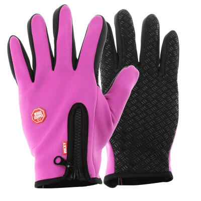 

2pcs Winter Cycling Anti-slip Waterproof Full Finger Touch Screen Gloves