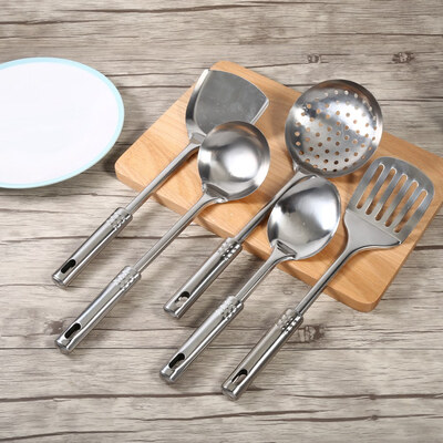 

5Pcs Multi-functional Kitchen Utensil Set Stainless Steel Spoons Shovel Spatula Cooking ToolsCooking Utensil Set