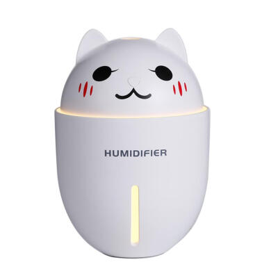 

320ml 3 in 1 USB Night Light Fan Air Humidifier Aroma Diffuser Cat Shape