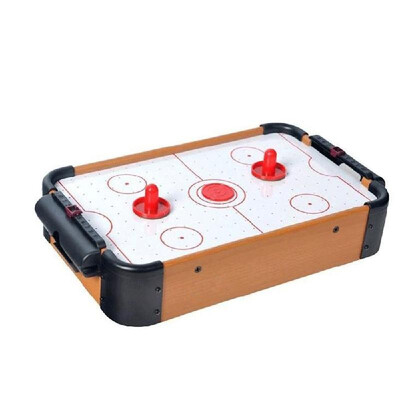 

Mini Table Top Air Hockey Game Pushers Pucks Family Xmas Gift Arcade Toy Playset
