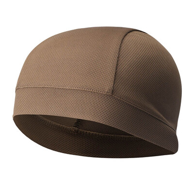 

Summer Absorb Sweat Breathable Elastic Riding Skull Cap Solid Color Outdoor Sport Quick-Dry Cycling Cap For Women Men