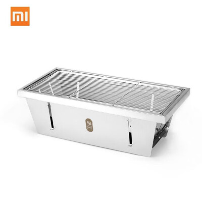 

Xiaomi Mijia Zaofeng BBQ Portable Grill Folding Barbecue Stove Stainless Steel Charcoal Barbecue Rack For Outdoor Camping BBQ Tool