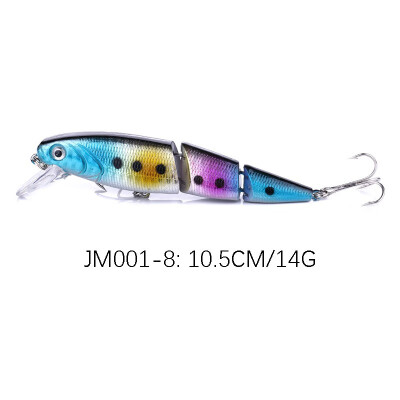 

VISSEN 1PCS 105cm 14g Multi Sections Fishing Bait Wobblers Minnow Fish Lures Artificial Bait Carp Fishing Gear