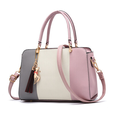 

Bag handbag handbags summer new color contrast shoulder diagonal package