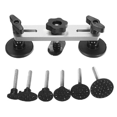 

Auto Body Repair Tool Kit Double Pole Bridge Dent Puller Sets Paintless Dent Removal Repair Tool with 6pcs Glue Puller Tabs for A