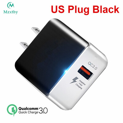 

Mzxtby QC 30 USB Charger Fiber Drawing Quick Charge 30 Fast Charger Portable Phone Charging Adapter for iPhone Xiaomi Mi9 EU US