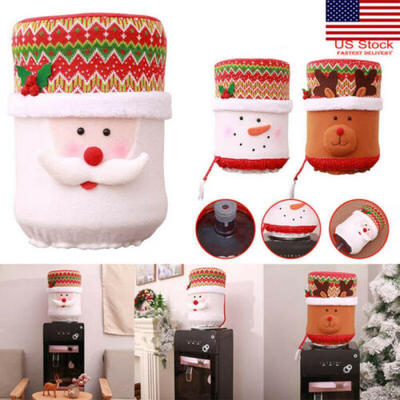 

Christmas Dust Cover Water Bucket Dispenser Container Bottle Purifier Xmas Decor