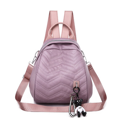 

Multipurpose Shoulder Bag Korean Pu Leather Fashionable Personality Baitao Leisure Simple Travel Backpack