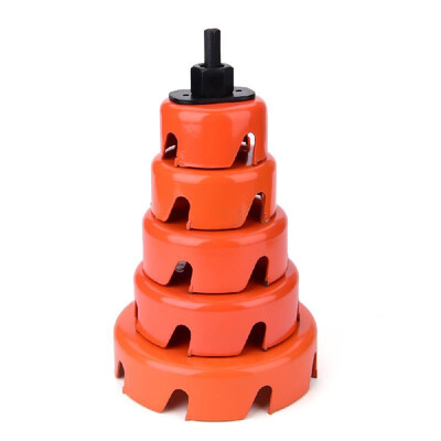 

64mm127mm Carbon Steel Plasterboard Woodworking Sheet Carton Hole Opener Wood Working Hole Saw Drill Bit Kit