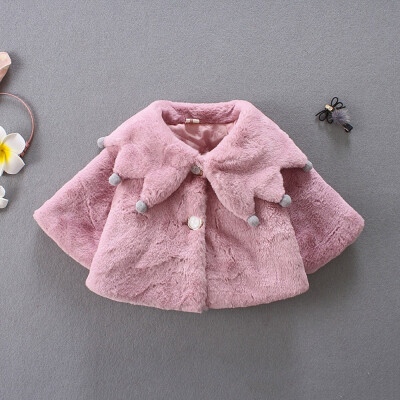 

Newborn Baby Girls Long Sleeves Cloak Jackets Coat Kids Outwear Clothing