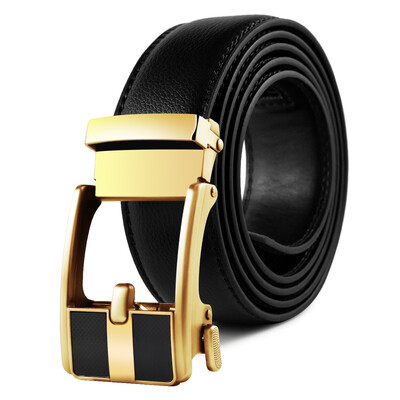 

New Brand designer mens belts luxury fashion real leather belts for men metal buckle Men Top Quality Automatic Buckle blackBelts