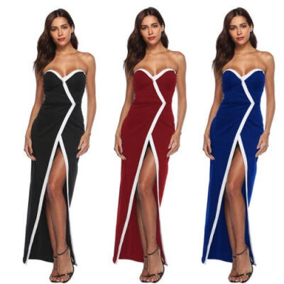 

Sexy Women Off Shoulder Elegant Evening Cocktail Casual Long Sleeve Maxi Dress