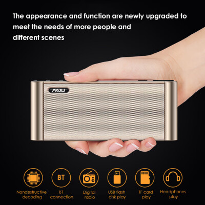 

Q8 Portable Speaker Wirelessly BT Audio Speaker USB HiFi Loudspeaker Box