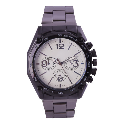 

Explosion models mens tall business alloy steel belt watch digital quartz watch mens section